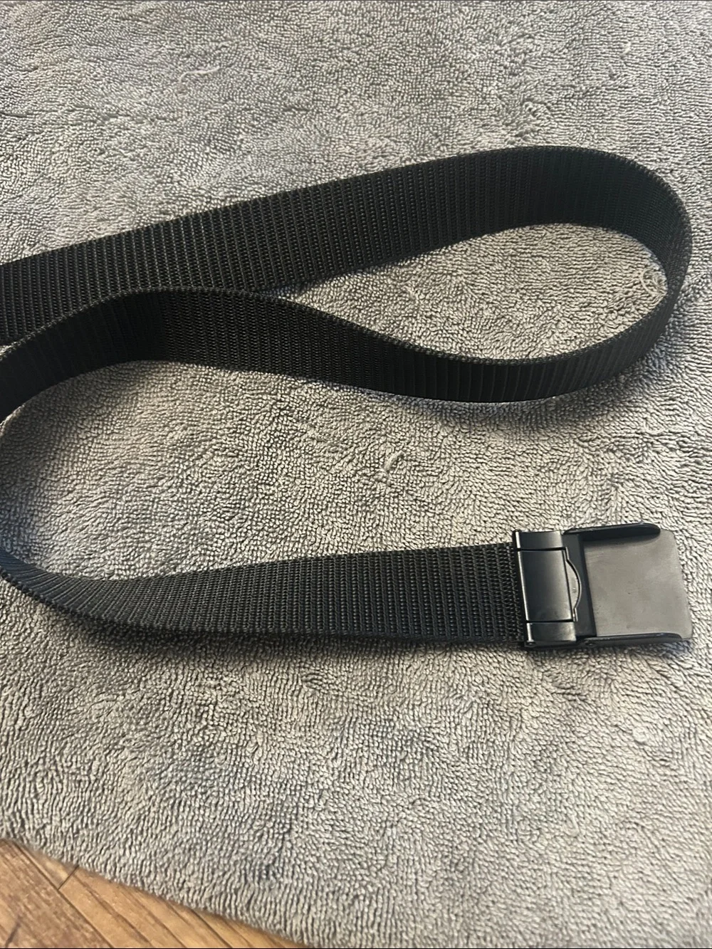 Black Webbing Slide Belt - kids 1-32” Accessories